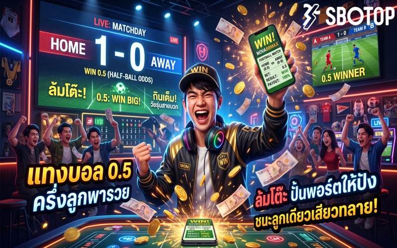แทงบอล 0.5 คือ