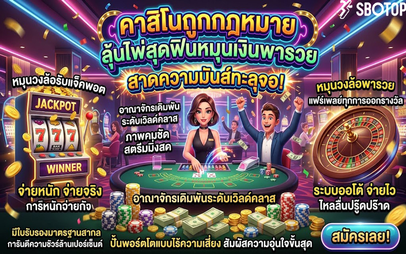 คาสิโนถูกกฎหมาย