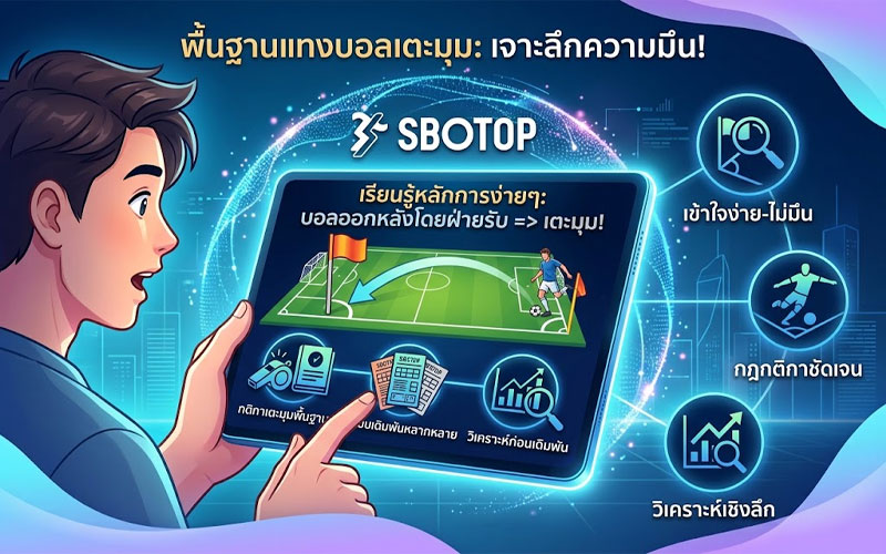 แทงบอลเตะมุม sbotop